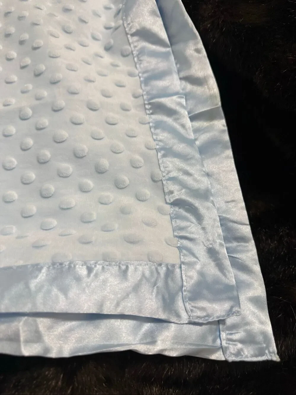 Pro Goleem Baby Soft Minky Dot Blanket with Silky Satin Backing